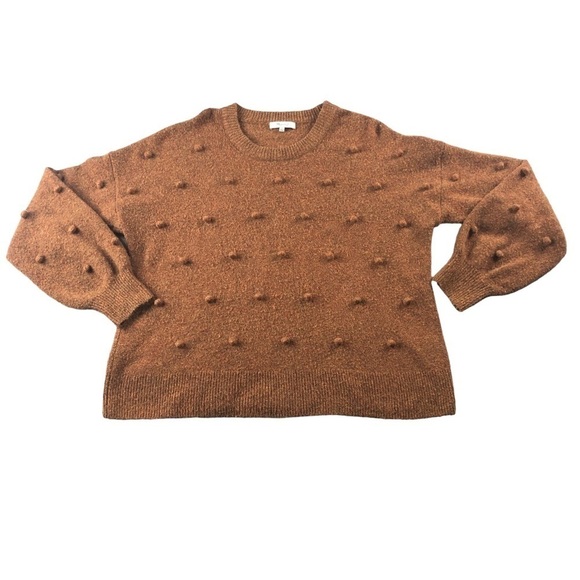 Madewell Brockton Bobble Wool Blend Sweater Cider, AF097 - Picture 1 of 10